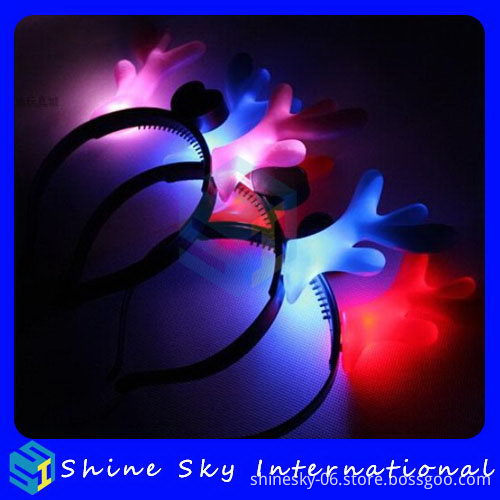 Newest Best Sell Glow Stick Led Head Bopper Horn